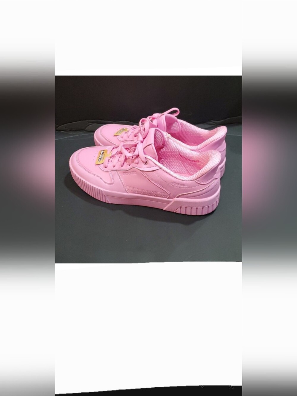 Skechers pink Slip-ins Jade court-style cushioned Memory Foam sneakers size 10